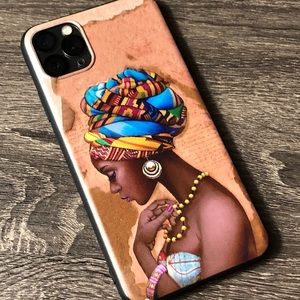 African black woman queen iPhone case